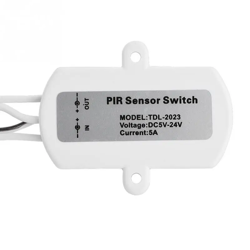 DC5V 12 в 24 В 5A PIR датчик движения переключатель Мини PIR инфракрасный ИК датчик движения Детектор переключатель модуль для светодиодной ленты светильник