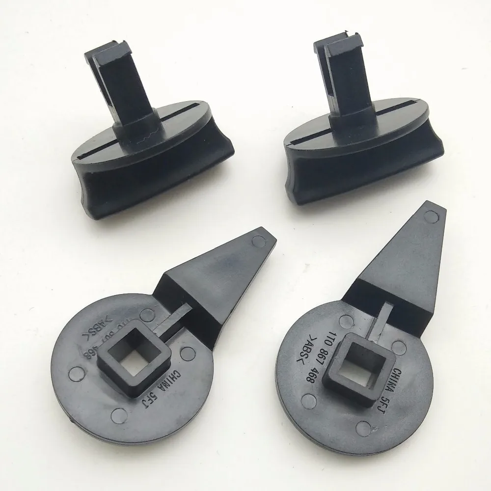

4pcs SKTOO for Volkswagen Touran trunk box Luggage lock Tail box buckle Triangle warning card bracket knob 1T0 867 468