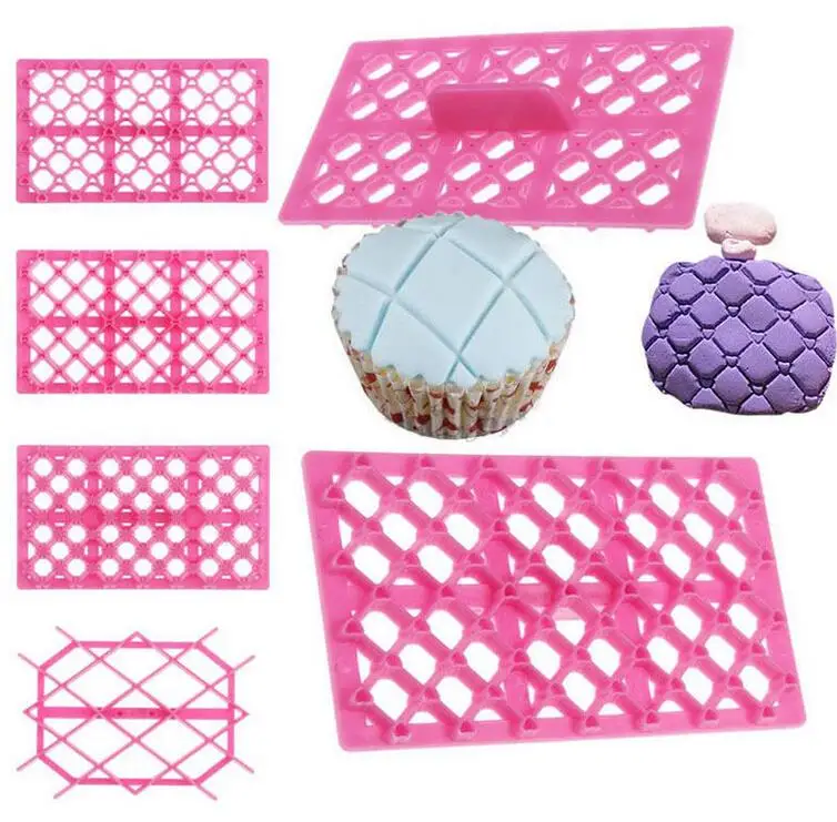 NEW 2015 Cake Fondant Embosser Cutter Icing Cupcake Embossing Mold