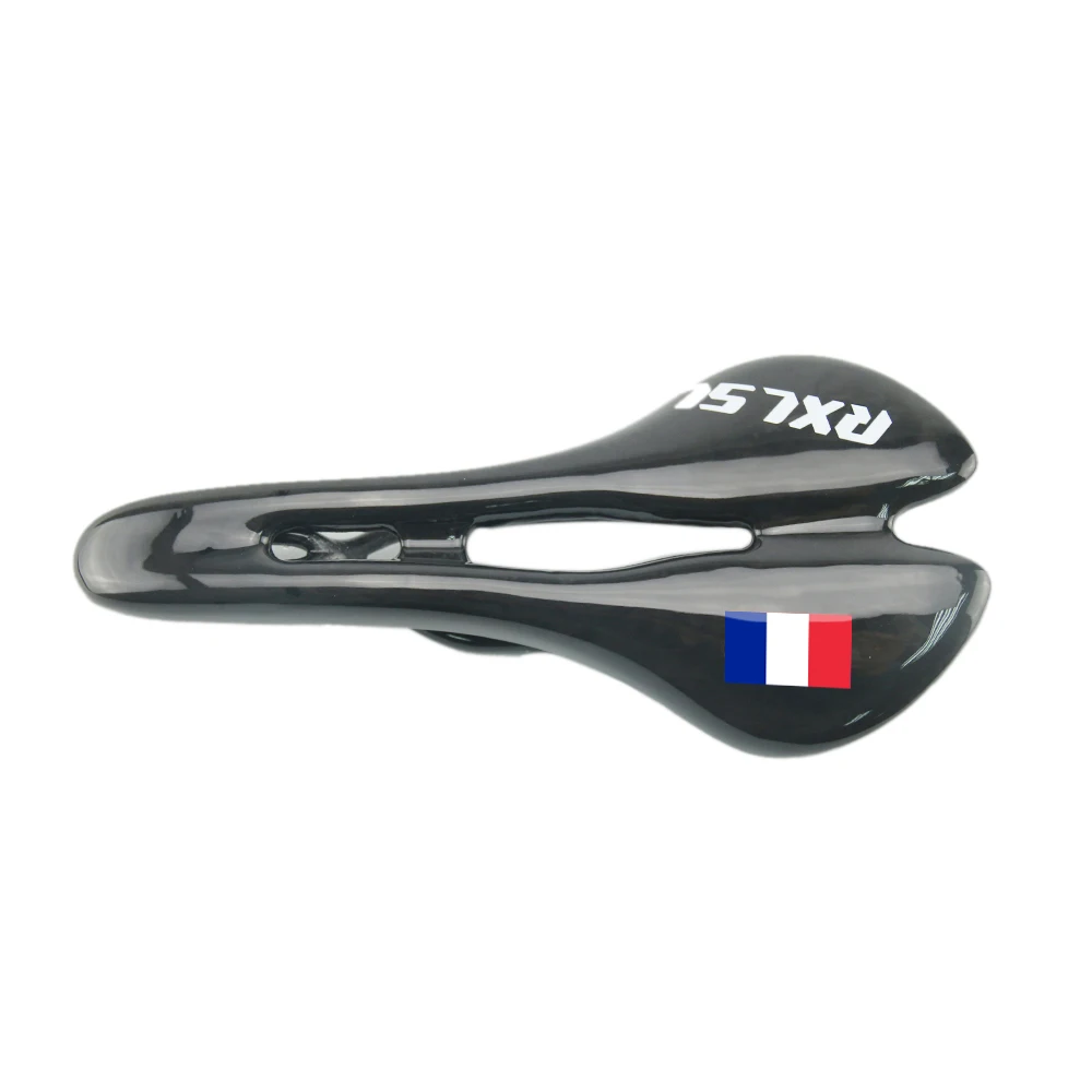 RXL SL велосипедное седло карбоновое переднее сиденье коврик UD глянцевое сиденье для велосипеда дорожный велосипед/горный велосипед карбоновое волокно седло - Цвет: France Flag