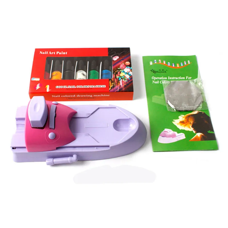

Nail Art Printer DIY Pattern Printing Manicure Machine Stamp Stamper Set paint