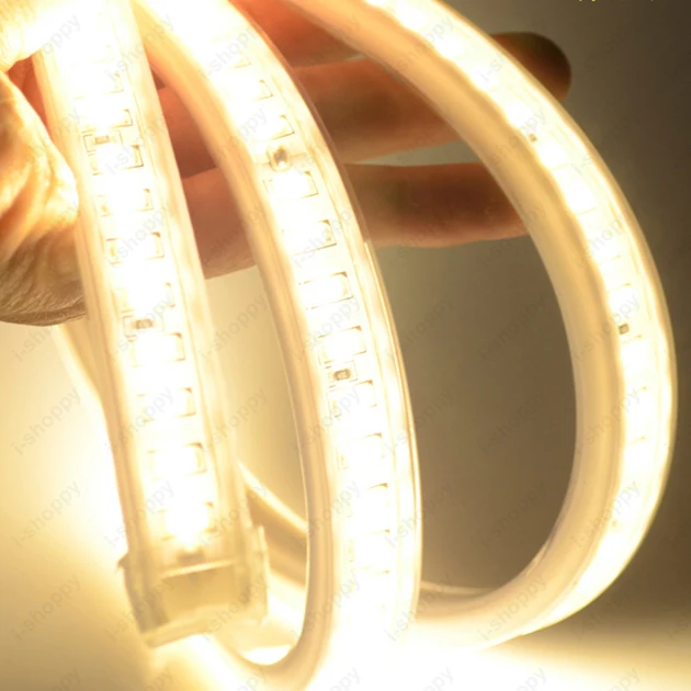 Medidores Super-brilhante Flexível Tira Leds Impermeável Suave Lâmpada Plug 63 Led Luz 12 63 metros super-brilhante led flexível tira de