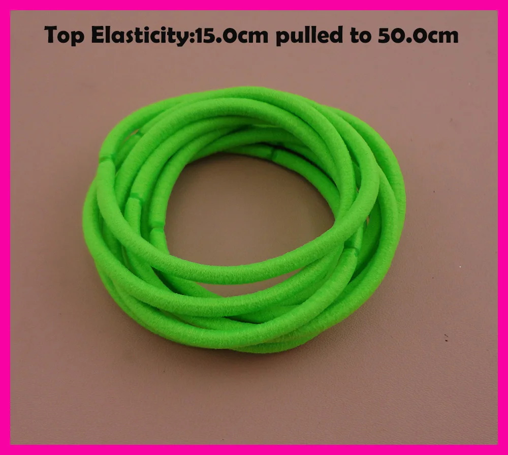 50Pcs Assorted Elastic Rubber Hair Rope Band Ponytail Holder for Kids Girl ZY