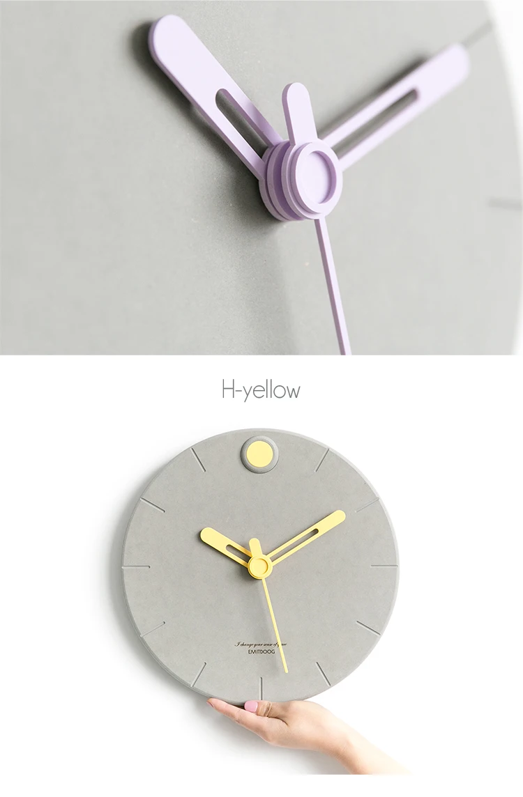 Nordic Clock Living Room Fashion Watches Modern Minimalist Creative Wall Clocks Bedroom Home Decor Mute Watch