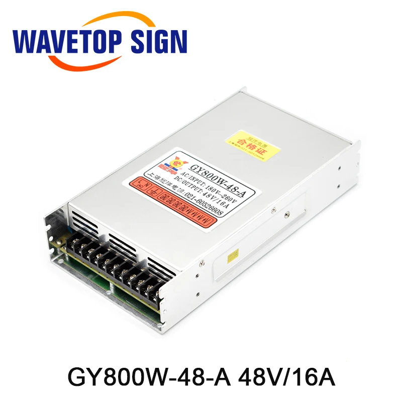 Импульсный источник питания WaveTopSign 800 Вт 48В/16A 70В/12А GY800W 48/70 A для гравировального