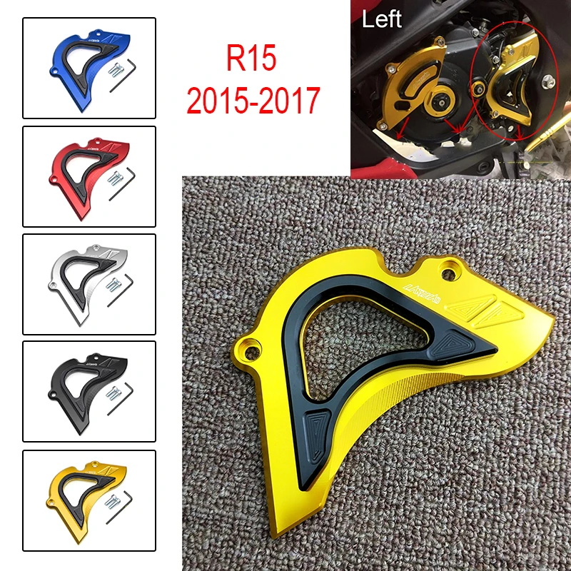 

For YAMAHA YZF-R15 YZF R15 2015 2016 2017 Motorcycle accessories Front Sprocket Chain Cover Guard Protector Frame Slider Case