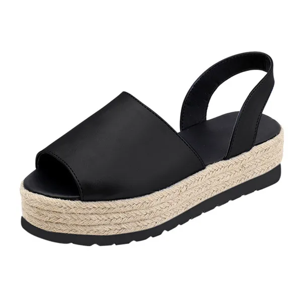 B-SAGACE сандалии; женские летние плетеные сандалии на толстой плоской подошве; sandalia feminina; римская обувь; сандалии