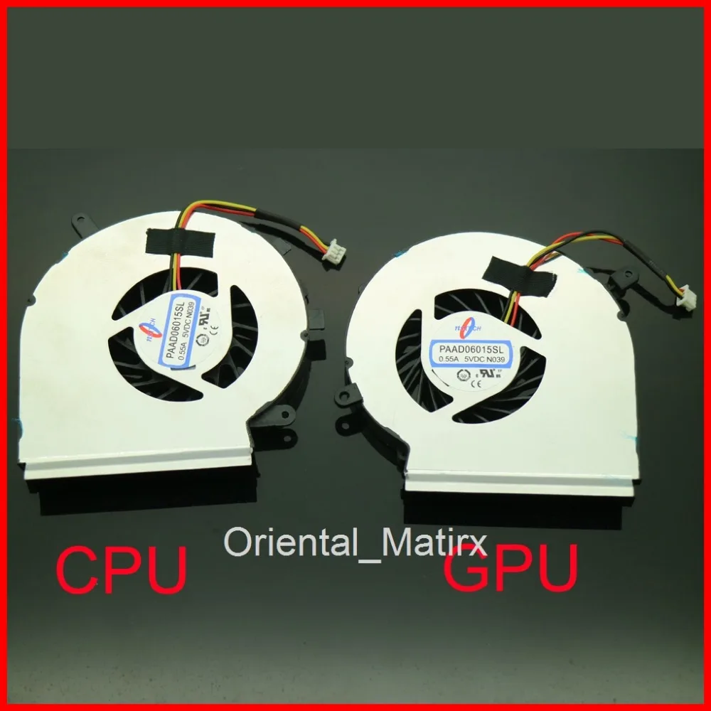 

Free Shipping NEW PAAD06015SL DC5V 0.55A 4Pin Fan For MSI MS-16J2 MS-16J1 MS-16J5 MS-1792 CPU GPU Cooler Fan