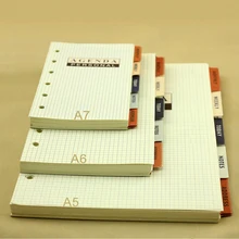 A5, A6, A7, бизнес-органайзер, бумага, управление временем, Расписание, заправки листочков, ежемесячный недельный сегодня блокнот, бумага
