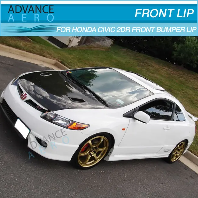 For 2006 2007 2008 Honda Civic 2 Door Hfp Style Front Bumper Lip