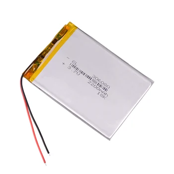 

306080 3.7V 2200mAh Polymer Li-ion Rechargeable Battery For Remote controller Portable phone E-book Power bank 036080