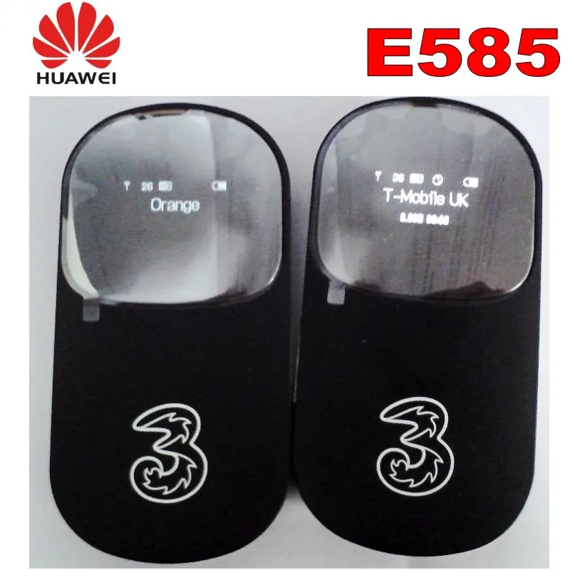 Huawei E585 разблокирована 7,2 Мбит/с Wi-Fi модем 3g маршрутизатор с зарядки Horder, знак случайная поставка