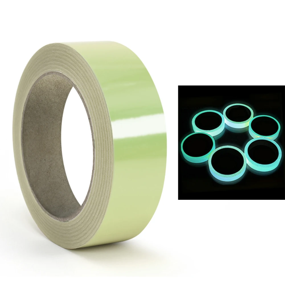 

Reflective Glow Tape adhesive Sticker Removable Luminous , Fluorescent Glowing Dark Striking Warning Tape glow in the dark