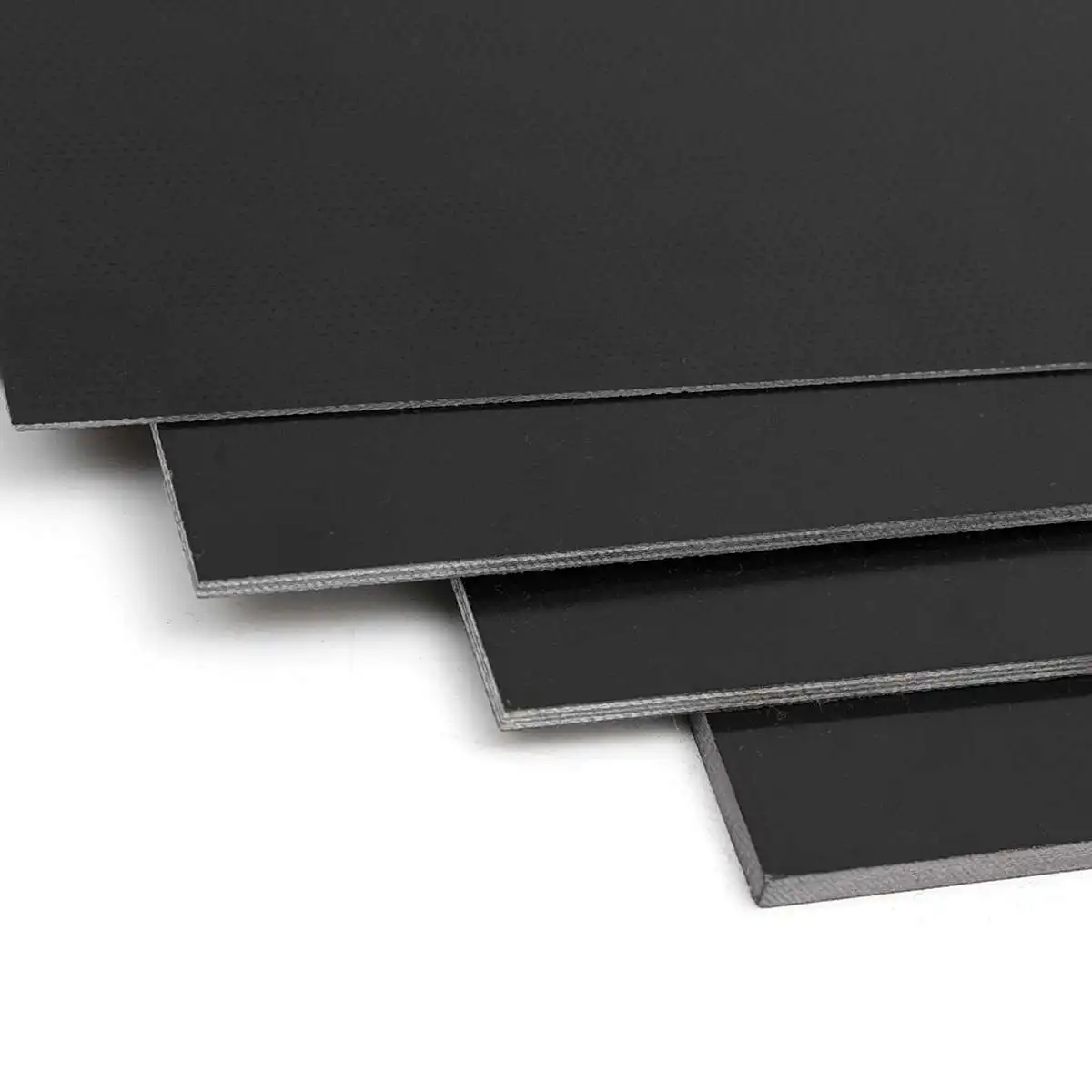 1,0 mm MCA placa FR4 formato de mesa 500 x 210 mm vidrio duro tejido negro para de fibra de carbono 