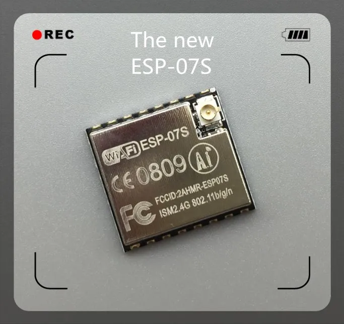 

ESP-07S ESP8266 ESP-07 Updated version Serial WIFI Wireless Modules Industrial FCC CE RoHS Bidirectional transmission WPA WPA2