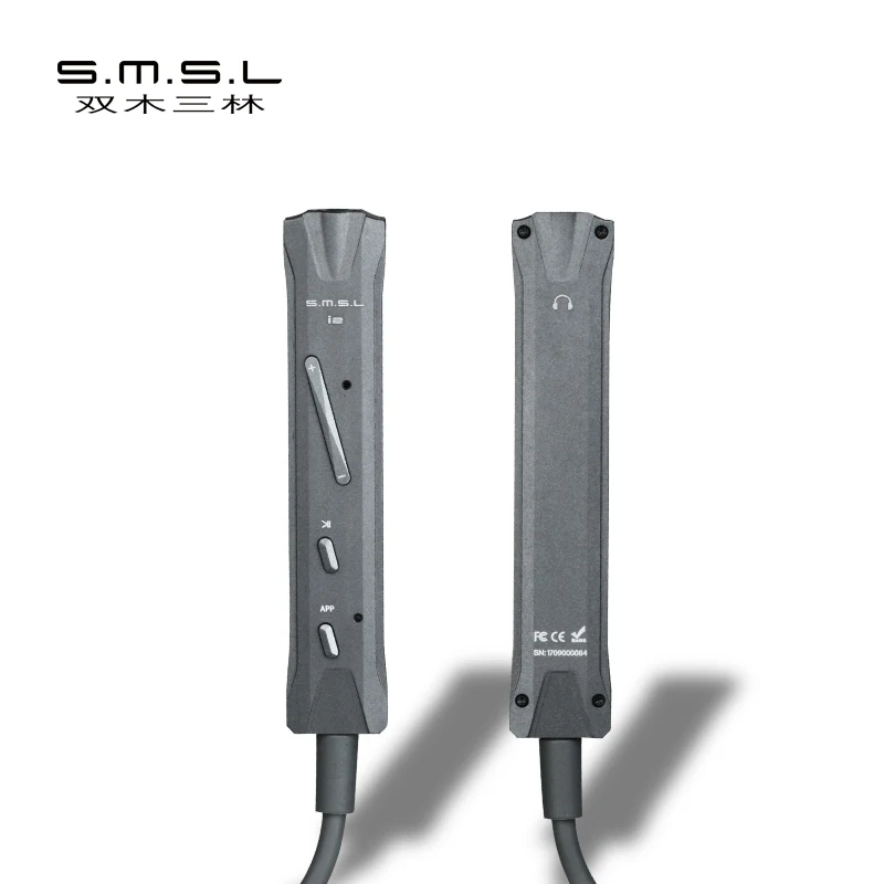 2017 Newest SMSL I2 Mini Amp Portable Lightning DAC Amplifier And Headphone Amplifier Built in Microphone for iPhone iPad IOS