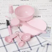 9 в 1 маска миске комплект щетки ложкой Stick инструмент DIY Красота лицо для маска для лица набор инструментов