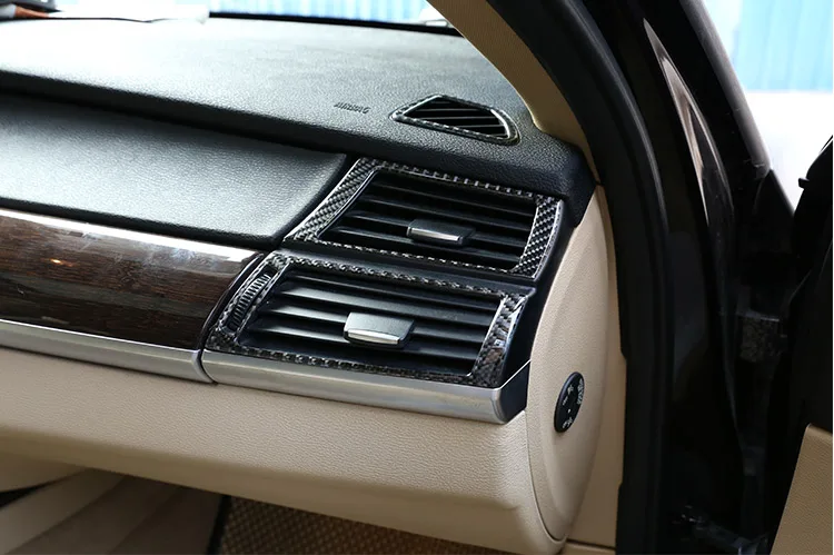 4 шт. наклейки для автомобиля из углеродного волокна с вентиляционным отверстием для BMW X5 E70 X6 E71 2008-2013
