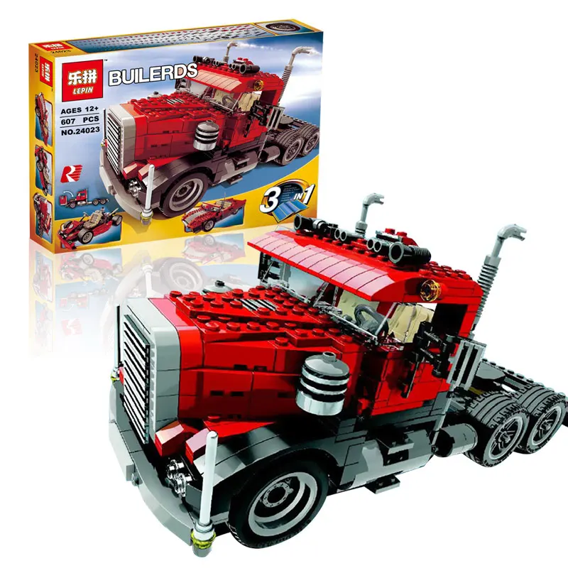 ФОТО Lepin 24023 Creative Changing Series The Three in One Truck Set Children Educational Building Blocks Bricks Toys Compatible 4955
