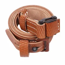 Второй мировой войны немецкий 98K K98 коричневый кожаный винтовочный слинг