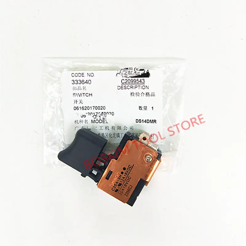 Оригинальный DC-SPEED переключатель управления для 18V 333640 HITACHI HIKOKI DS14DSDL DS14DMR DS14DL DS18DSDL