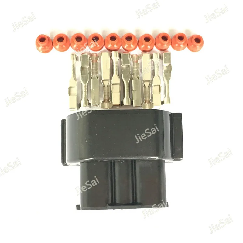 Fêmea da Fiação do Conjunto do Farol de 10 Hp066-10021 para Hyundai Plugue Automotivo Pinos Verna k1 k2 k3 k4 Kia 6 Plugue automotivo fêmea da fiação do conjunto