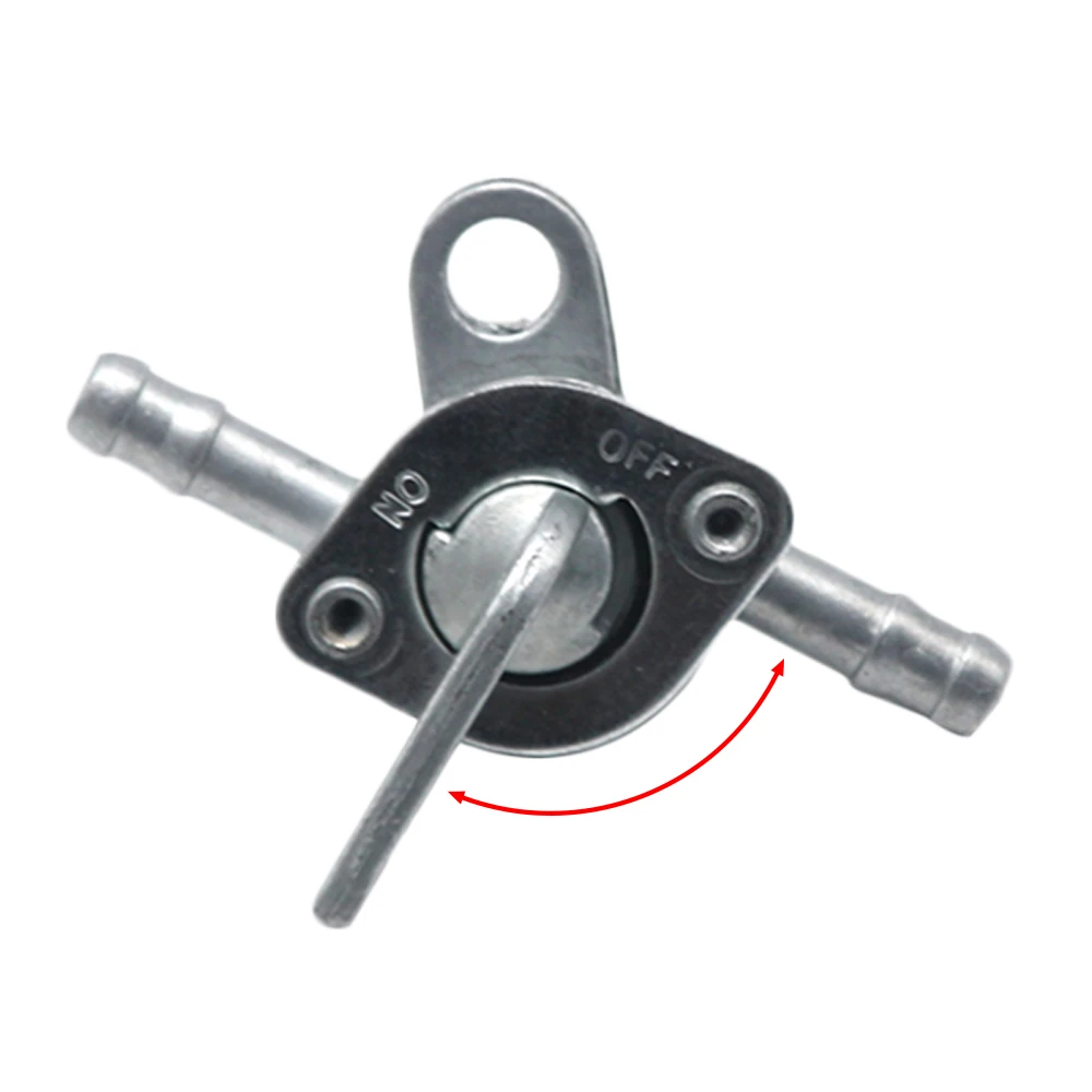 ZS Racing Universal 6mm Motorcycle Petrol Fuel Tap Inline Petcock Switch 1M Fuel Pipe Hose + 1 Oil Filters + 4 Clips motorcycle fuel switch