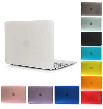 

New Solid Anti Fall For MacBook Case Laptop Notebook Cover Sleeve For MacBook Air Pro Retina 11 12 13 15 13.3 15.4 Inch Torba