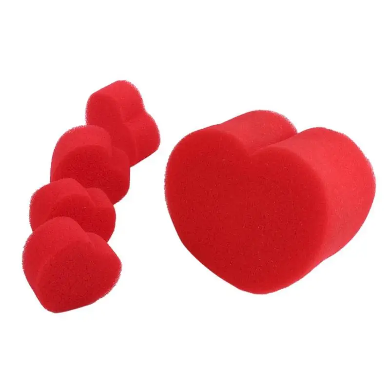 

5pcs/lot Magic Trick Sponge Heart Love Balls Street Magic Accessories Close-up Magic Tool for Valentine Day Wedding Supplies