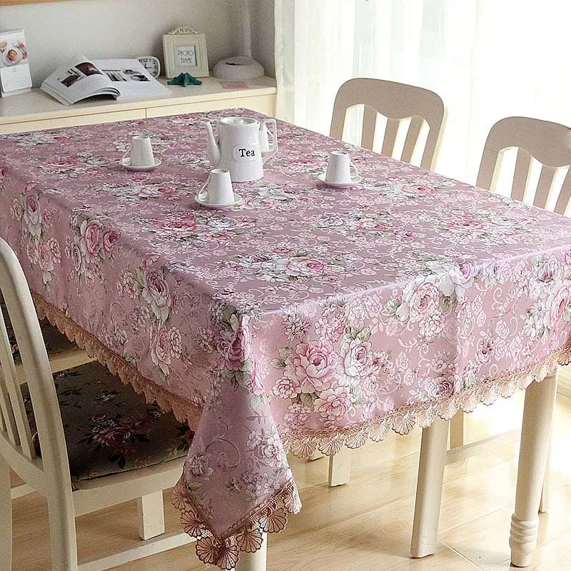 

Home Kitchen Dining Tablecloth Decorations Table Cloth Rectangular Party Table Covers manteles para mesa rectangulares en tela