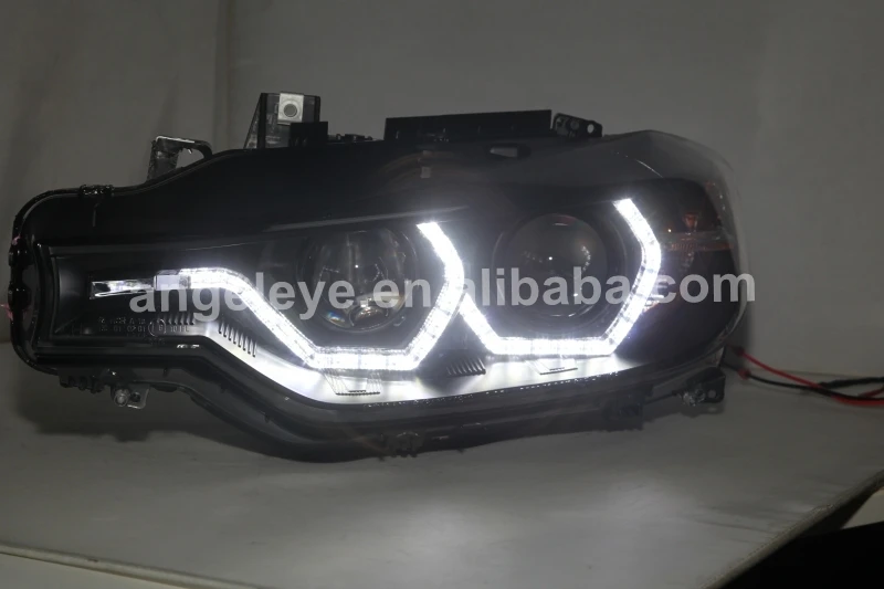 Светодиодный Ангельские глазки фары для BMW F30 F35 318 320 325 328 330 335 2013 2015 год SN