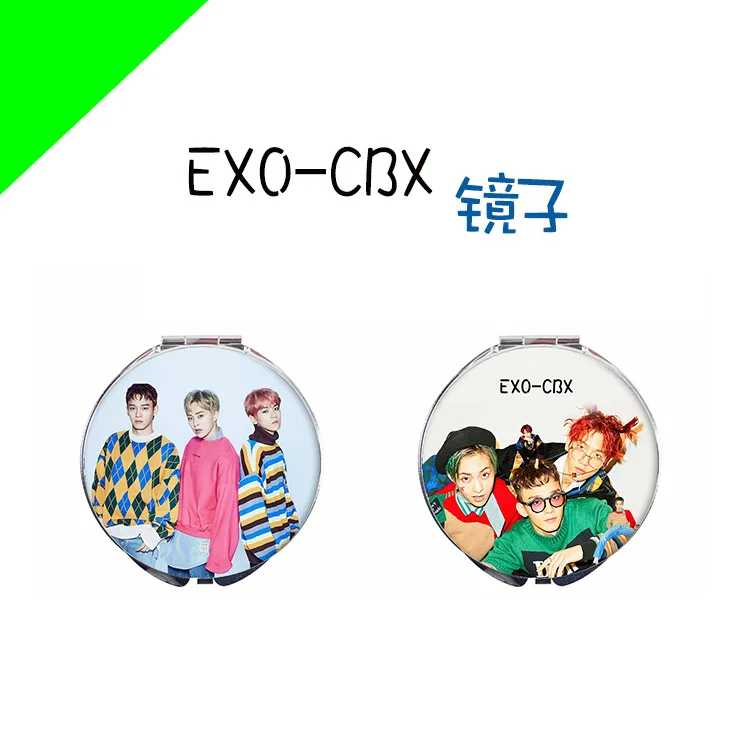 

[MYKPOP]EXO Chen Minxiu Baekhyun Mirror Make-up Mirror KPOP Fans Collection SA18081608