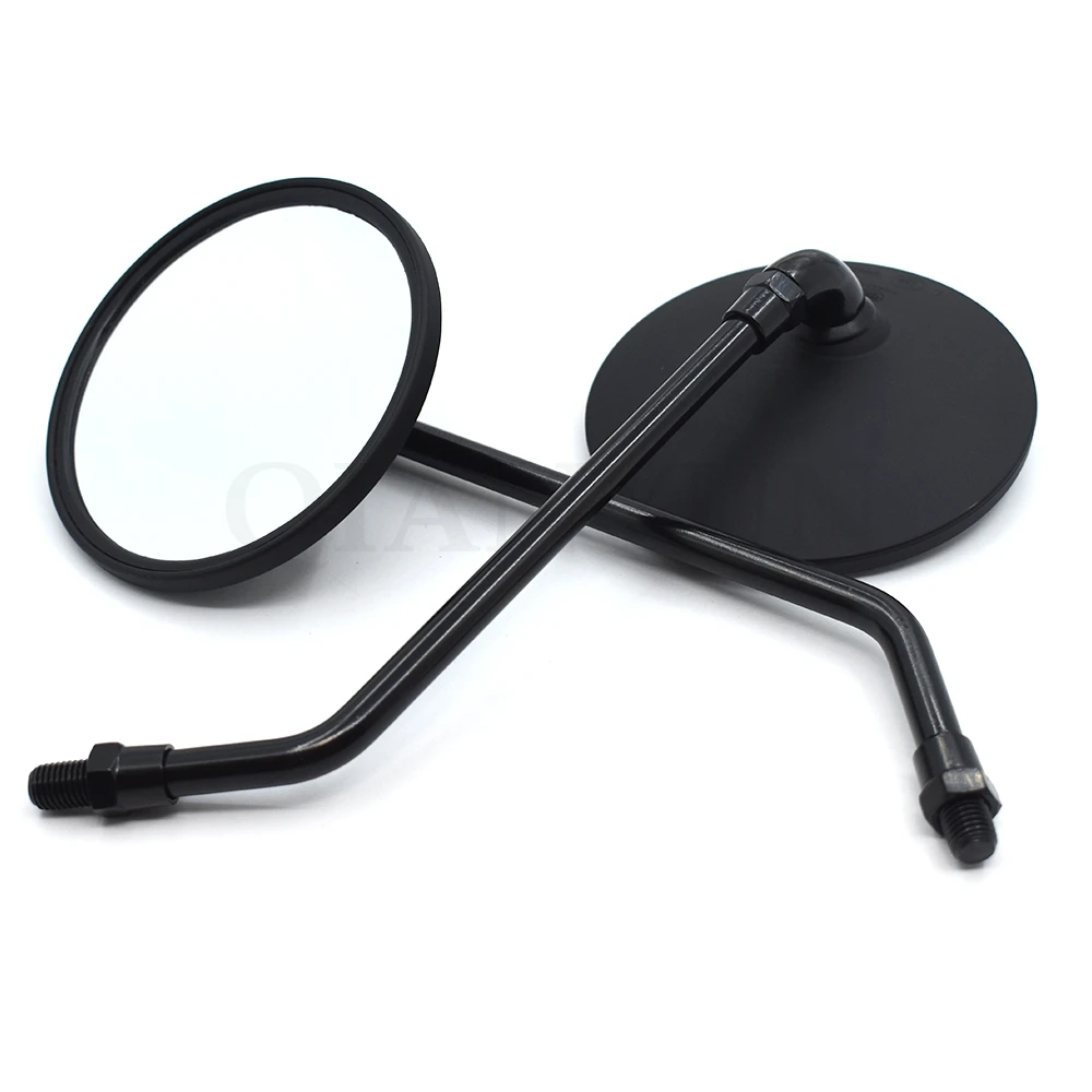 

Universal 10mm motorcycle round mirror motorcycle rearview mirror for Kawasaki ZZR600 ZX6R ZX636R ZX6RR ZX9R ZX10R Z1000 ZX12R
