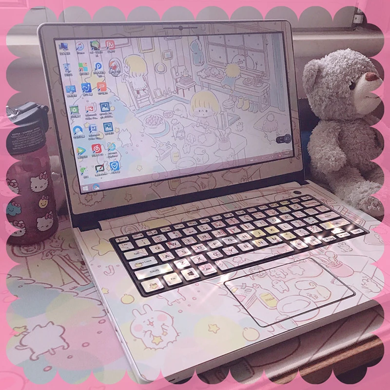 Laptop Stickers Skin For Lenovo Thinkpad Series All Cover Vinyl Laptop Skin Dustproof ABC Sides+Keys+Key Interstice Stickers