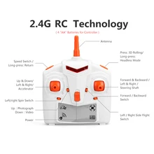 Mini Drone Wandering Hover quadcopter Smao F504 foldable indoor selfie drone with hd camera lily Children's electric toys drons