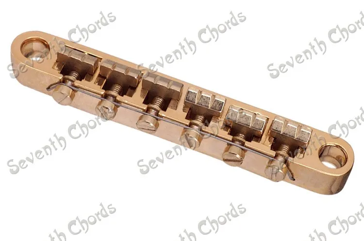 Набор 12 нижний порожек Tune-O-Matic мост и задняя часть для электрогитары LP с гвоздиком и якорем/хромовый и черный и золотистый выбор