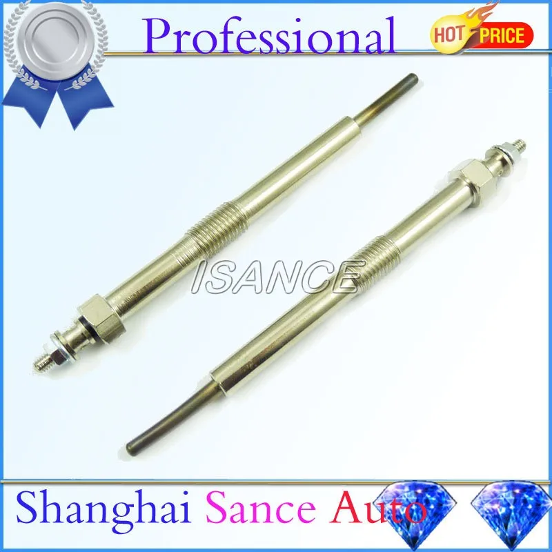 Isance Set Of 2 Dual Coil Diesel Glow Plug Drx00057 For Chevrolet