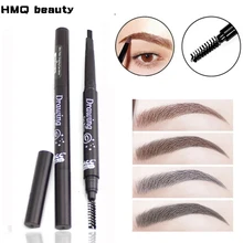 Двухконцевые автоматические карандаши для бровей водостойкие стойкие коричневые пигменты для бровей Тату макияж карандаш для бровей Косметика