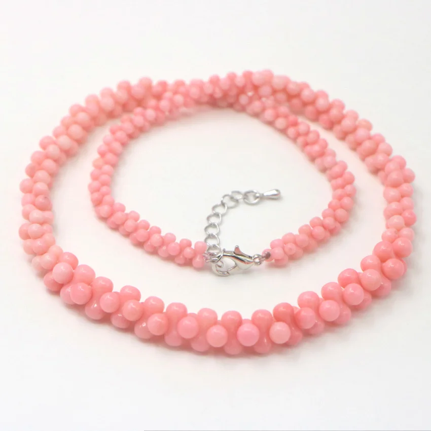 Natural red coral necklaces for women necklace best friend necklace gemstone jewelry wholesale sterling silver 925  (4)(1)