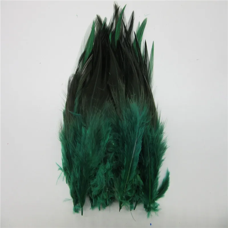 

Wholesale 50 Pcs/Lot Pheasant Feather 10-15cm Dark green Chicken Feathers DIY Chicken Feather Jewelry Plume decoration Plumes