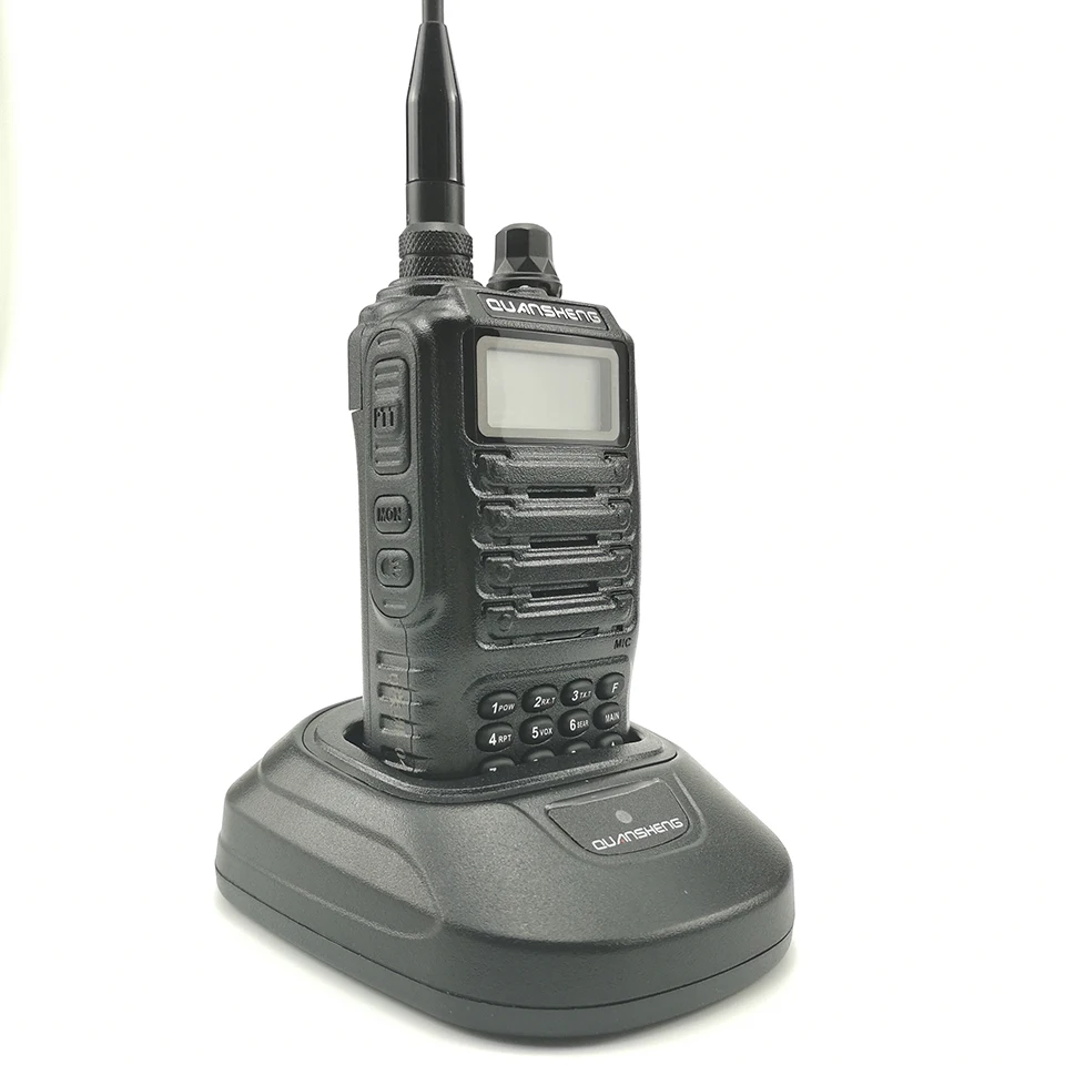 Quansheng TG-UV2 высокое качество мощные 5 Вт иди и болтай Walkie Talkie VHF Любительская рация двойного диапазона ТГ UV2 FCC CE радиолюбителей Comunicador 10 км