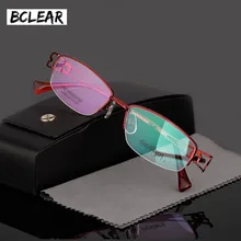 BCLEAR, женский ультра-светильник, титановая оправа, очки для близорукости, оправа для очков, оптическая оправа, модная полуоправа D81491