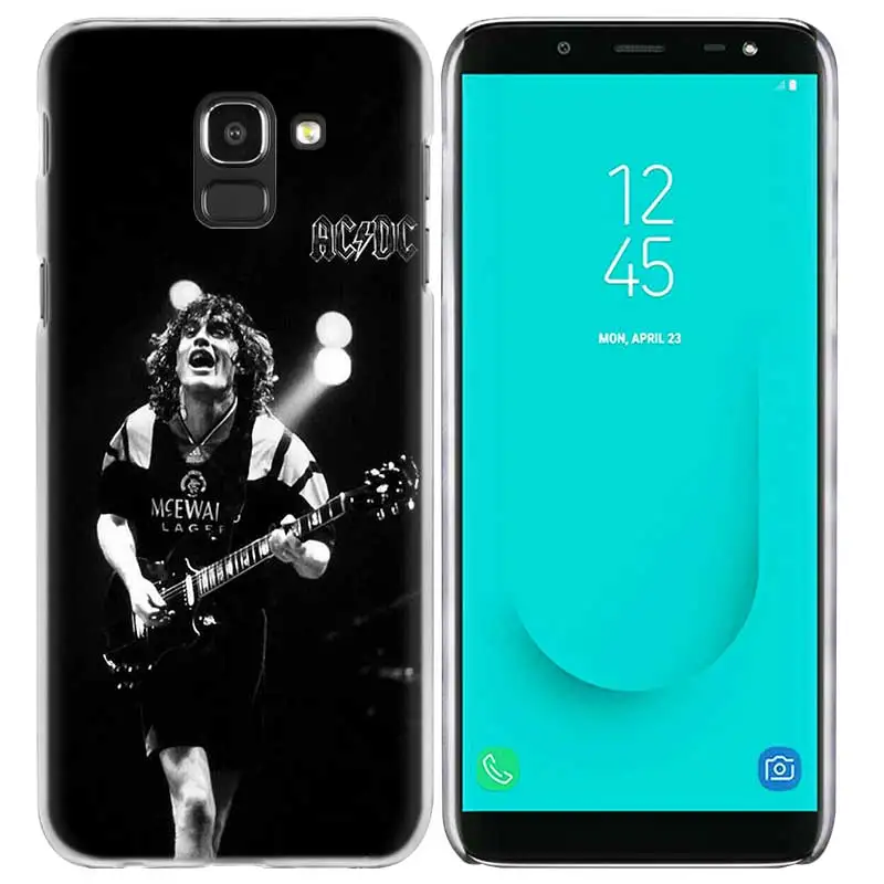 ACDC рок Жесткий ПК чехол КРЫШКА ДЛЯ samsung Galaxy A50 A30 A10 S10 S10e плюс A9 A8 A7 A6 плюс A9 Star Lite M30 M20 M10 Fundas - Цвет: 09