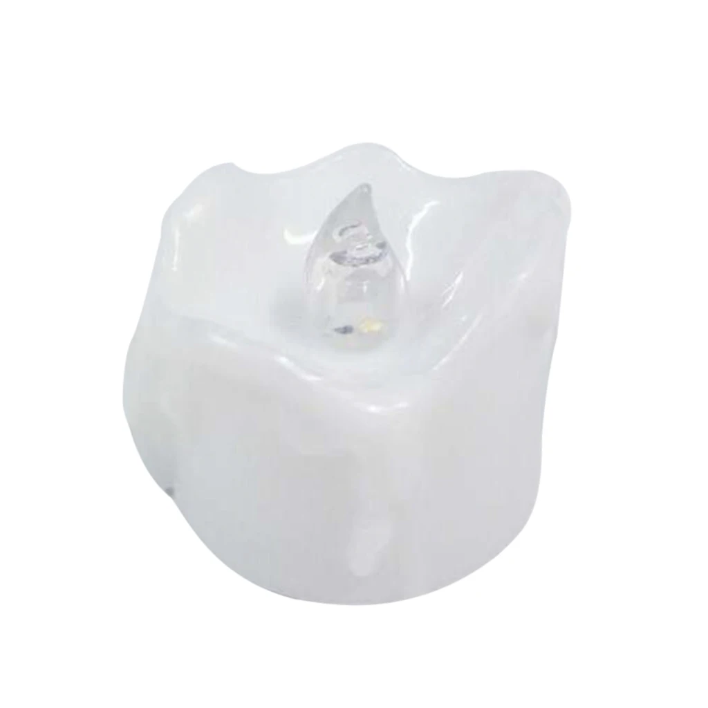Electric LED Flameless Tealight Candle for Wedding Party Holiday Warm White