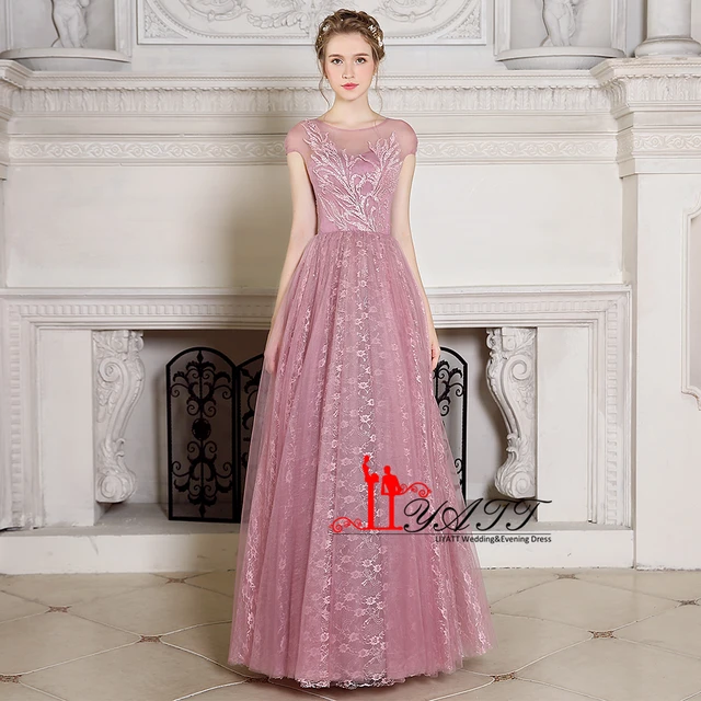 Bohemian Lace Prom Dress