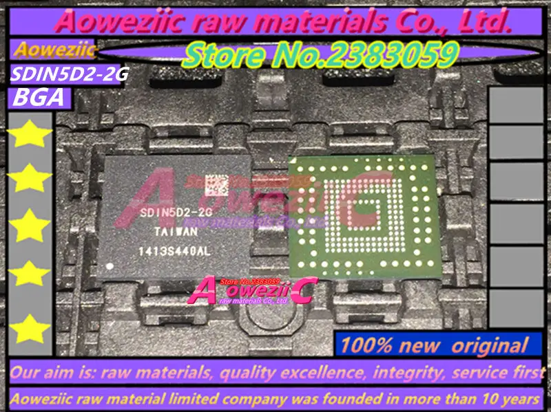 Aoweziic SDIN5D2-2G BGA чип памяти SDIN5D2 2G