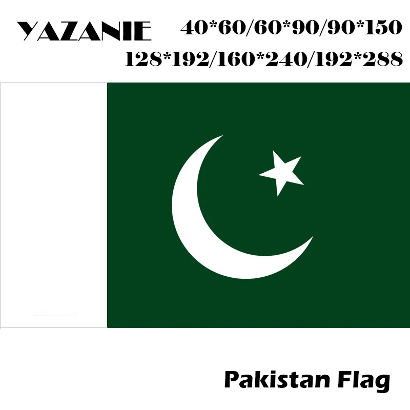 Bazaar 5*3 ft Pakistani Flag Pakistan National Flag Colored Banners
