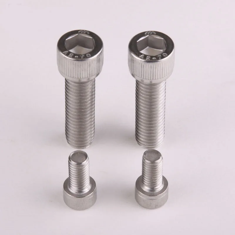 2PCS Special Stainless Steel 304 Cylinder Head Cap Screws / Bolts
