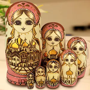muñequitas rusas de madera