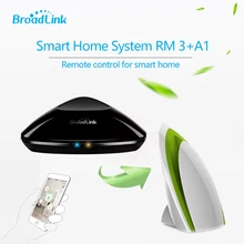 Умный дом универсальный беспроводной пульт дистанционного управления и детектор качества воздуха Broadlink RM2 Rm Pro2+ A1 для iPhone Android, wifi+ IR+ RF